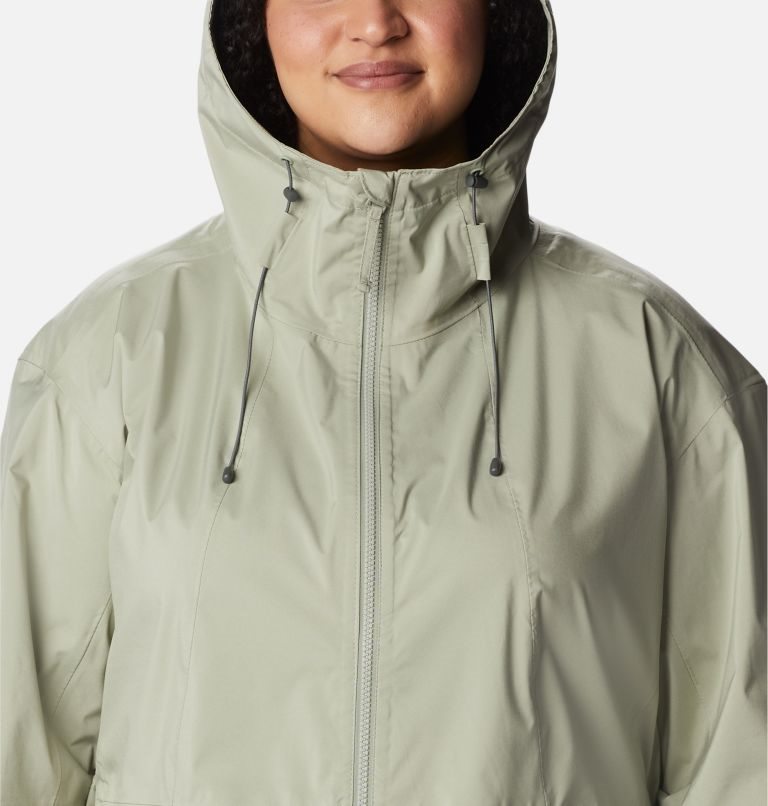 Women's Columbia Weekend Adventure Long Shell Jackets Mint | Plus Size CA-I156A